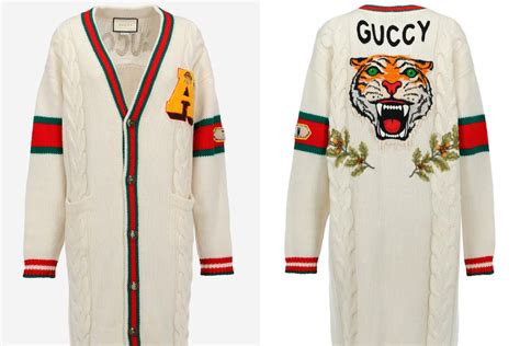 robbie williams gucci cardigan